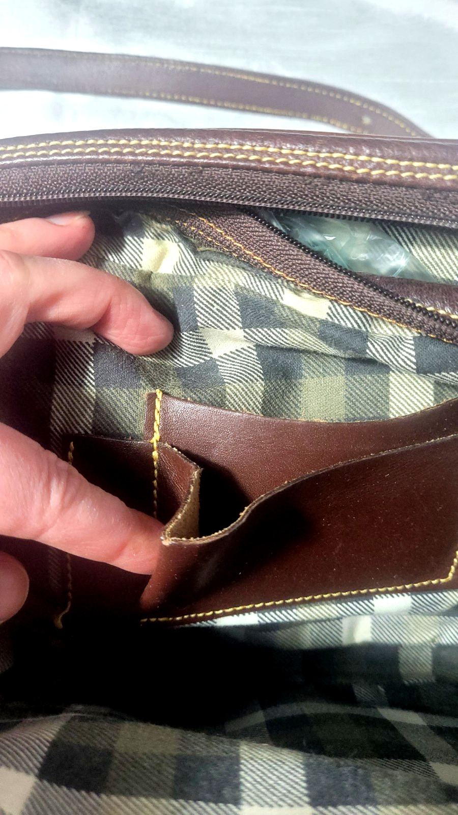 Mark Cross Country Crossbody Messenger Traveling Bag Men Fashion Genuine Leather