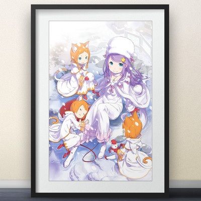 Re: Zero Volume 6 Cover Art - 11x17'' Poster - Anime Manga gift Emilia rem ram