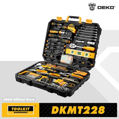228Pcs Socket Wrench Auto Repair Tool Combination Package Mixed Hand Tool Kit