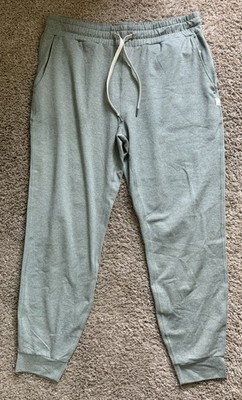 Vuori Women s Performance Jogger Green Heather Dreamknit Tapered Sweatpants SM