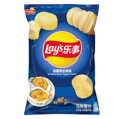 Lay s Potato Roasted Garlic Oyster Flavor 2in1 48g