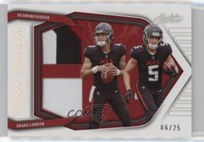 2022 Panini Absolute Holo Silver /25 Desmond Ridder Drake London #TT-DD uk2