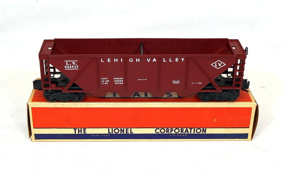 Mint Brand New Postwar Lionel 6436-25 Maroon LV Hopper From 1956-57~w/Brick OB