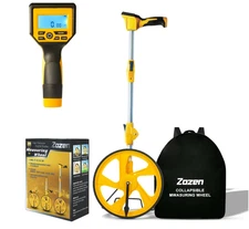 Measuring Wheel Digital Display, 3-Sections Foldable, Imperial/Metric Measure