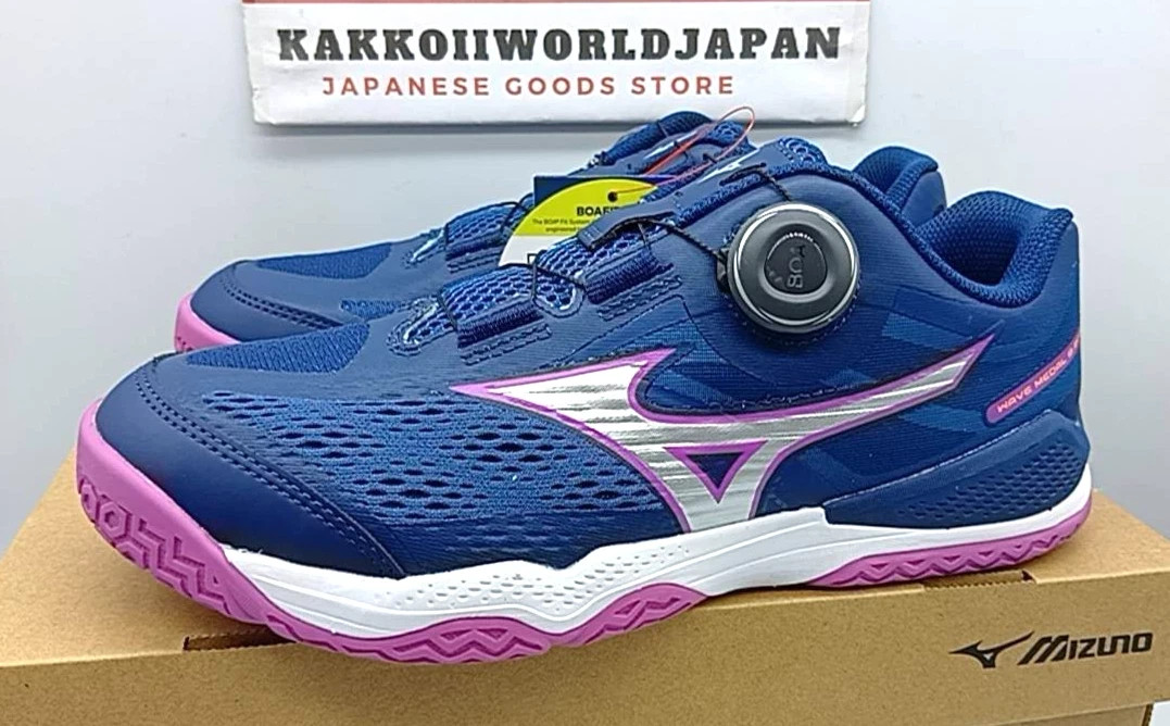 Mizuno Table Tennis Shoes WAVE MEDAL 8 BOA Navy/Galaxy Silver