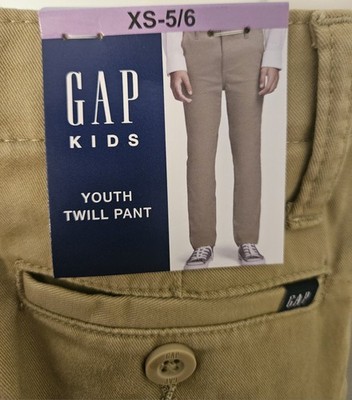 Brand New! GAP Kids Youth Twill Pants Size 5/6