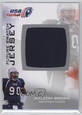 2012 Upper Deck USA Football Box Set Future Swatch Jersey Malcom Brown 0o9