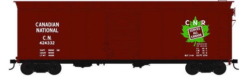 Coche de carga Bowser 2-5741 HO Canadian National sirve a todo Canadá 40' #424459 | Zustand: New