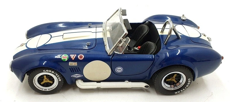 Kyosho 1/18 Scale Diecast DC9525C - Shelby Cobra 427 S/C - Blue/White - Image 3 of 4