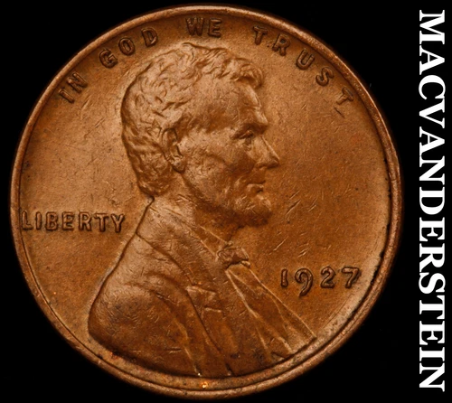 1927 Lincoln Wheat Cent- Scarce High Grade Luster No Reserve #J4662