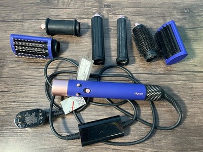 Dyson Airwrap Multi Styler Complete Long Barrel Vinca Blue/Rose WORKS -Pre Owned