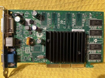 Nvidia MIC PCI-E 128MB Video Grafikkarte DVI/VGA/S-Video E-G012-03-1421 (B)