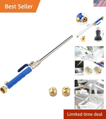 #ad #ad High Pressure Power Washer Attachment Wand Hydro Jet Water Hose NozzleWater... $35.95