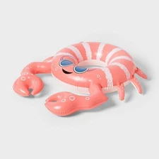 Crab Swim Water Floats And Inflatables-Sun Squad: PVC Material 154 Lbs Capacity