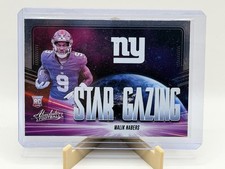 Malik Nabers Stargazing Rookie Card RC Giants NFL Insert Rare Collectible