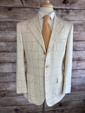 NWT Belvest Silk Linen Blazer Size 40 50 EUR bs77