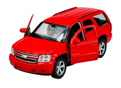 WELLY 2008 CHEVROLET TAHOE RED 1:34 DIE CAST METAL MODEL NEW IN BOX