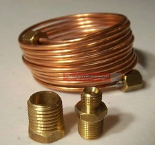 OIL PRESSURE LINE GAUGE KIT COPPER 1/8" Diameter 72" Stewart Warner 82553-F NEW