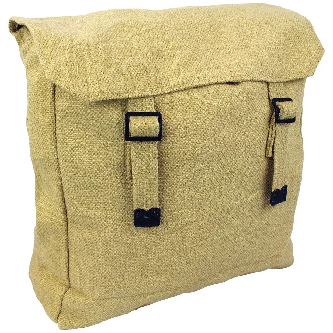 Highlander Large Web Backpack Hiking Cotton Canvas Pack Travel Rucksack  Beige