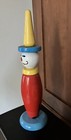 Vintage Wood Toy Ring Toss Clown Toy Carnival 13” Tall Decor Guy Falk — photo 2