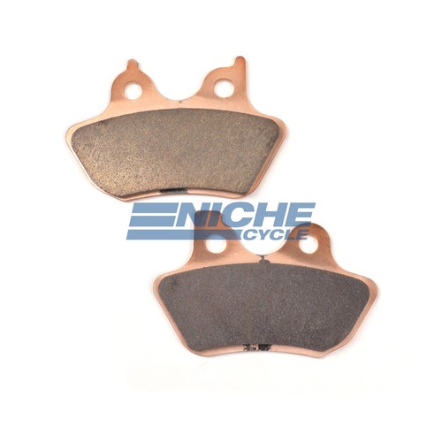 Rear Brake Pads For Harley Davidson Sportster 883 (1987-1999) - Semi-Metallic, Caltric Brand, OEM 44209-87D