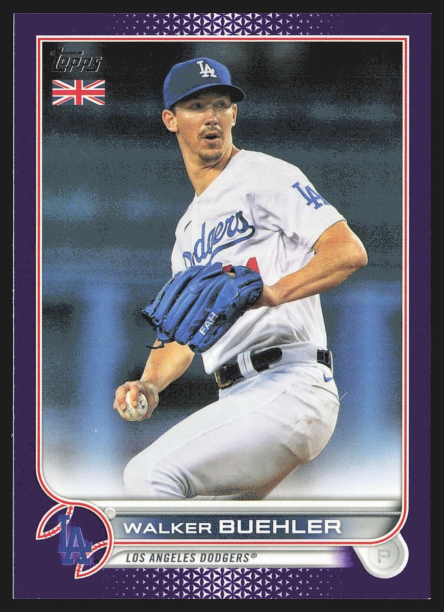 2022 Topps UK Edition #209 Walker Buehler Purple #/50 SN | eBay