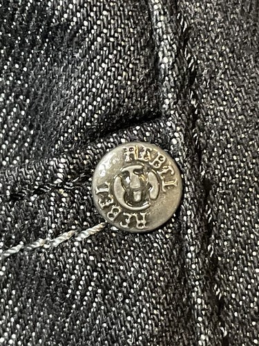 Rebel Jeans Girls Youth 10 Black with Metallic Undertones NWT - Picture 10 of 11