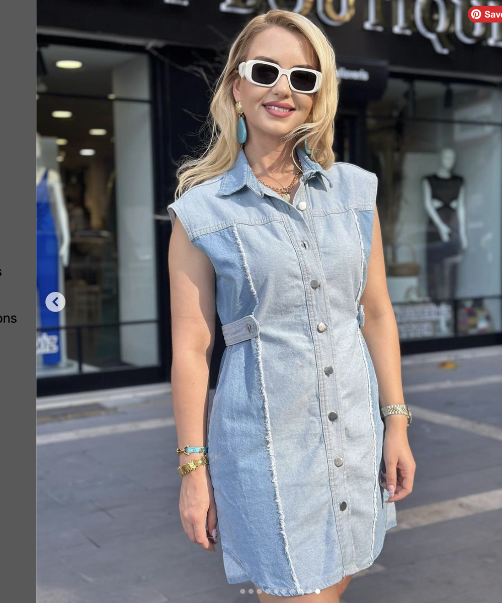 NWT_ZARA SS24 PATCHWORK Z1975 DENIM MINI DRESS 5862/085_XS