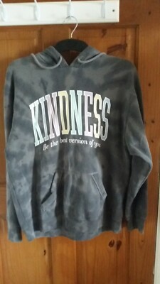 Women's Hollister Tie Dye Charlie D'Amelio KINDNESS Hoodie, Dark