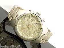 NEW ADIDAS CAMBRIDGE PALE GOLD TONE ALUMINUM CHRONOGRAPH WATCH+DATE ADH2574