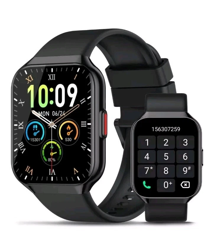 Smart Watch for Men Women (Make/Answer Calls) Heart Rate Monitor Fitness Tracker