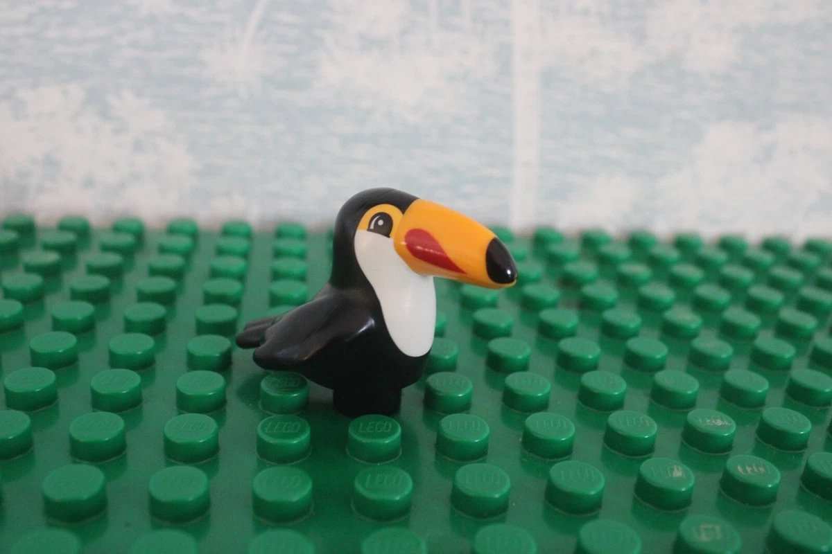 Duplo Bird Black Zoo Animal PARROT TOUCAN Rainforest Jungle