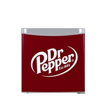 Dr. Pepper, 1.6 Cu. Ft. Compact Mini Portable Refrigerator Maroon 4 Liter Capac