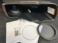 8" Rear Harley Saddlebag Speaker Mounting Ring Adapters w/GRILLS 2014-2023