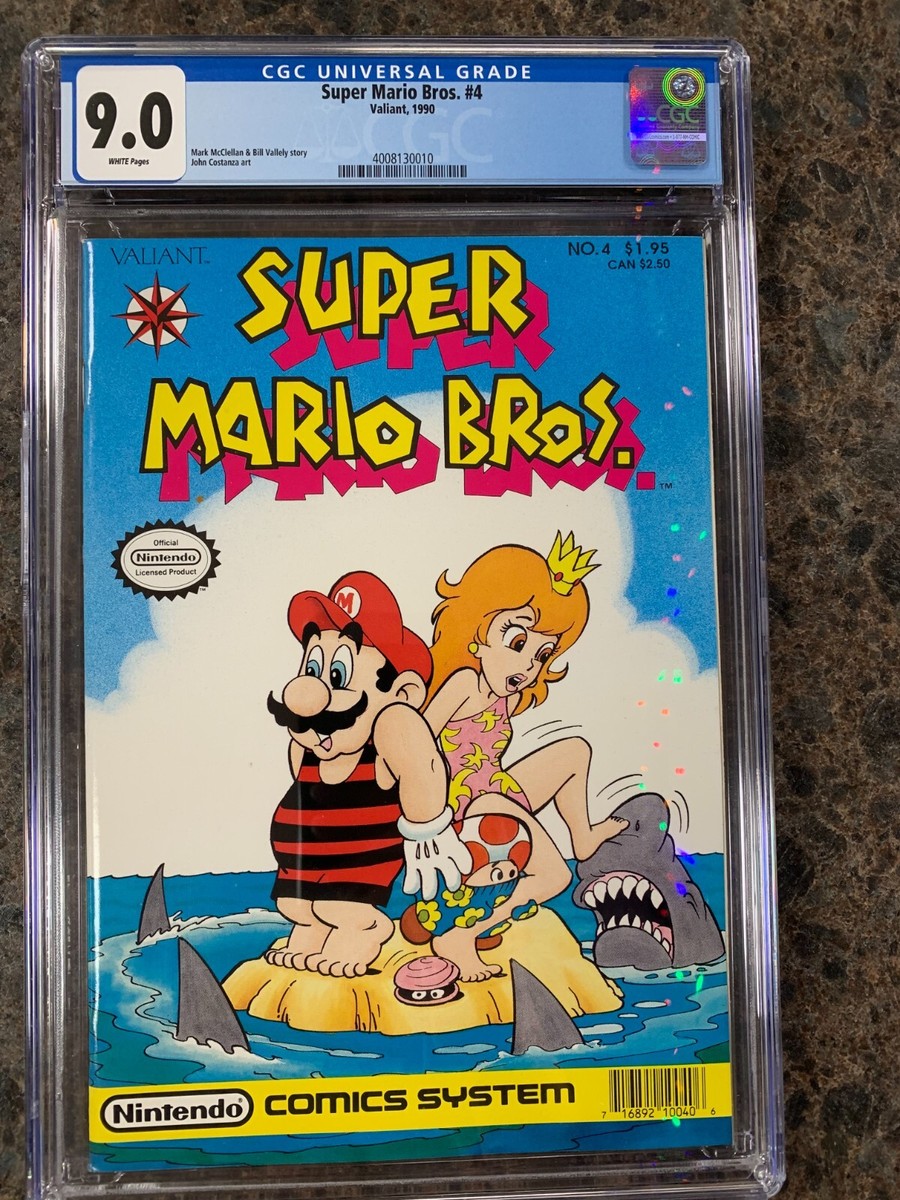 Super Mario #4, CGC Key! Nintendo NES Comic Book