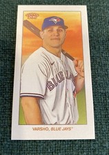 2024 Topps T206 Base Daulton Varsho Toronto Blue Jays Online Exclusive Mini Card