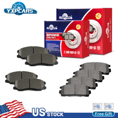 For Chevy Captiva Sport Equinox Torrent Vue XL-7 Front & Rear Ceramic Brake Pads