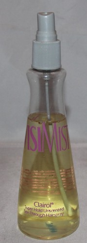 Clairol VisiMist Super Hold Unscented See Through Hairspray 8 fl oz Vtg Vintage