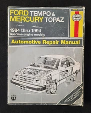 HAYNES 36078 (1418) FORD TEMPO & MERCURY TOPAZ 1984 THRU 1994 Gasoline Engine