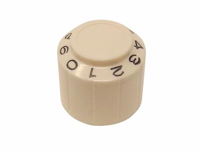 Abdeckkappe Fadenspannung mit Skala für Singer Nähmaschine gelb/beige