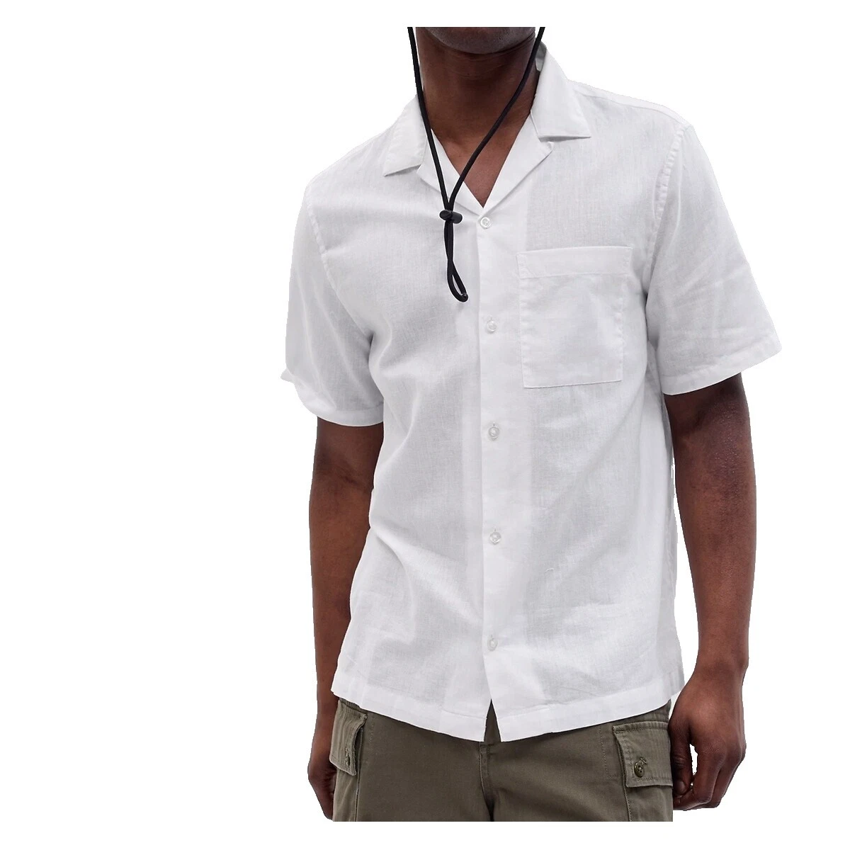 Camisas para hombre Gap Linen informales con botones