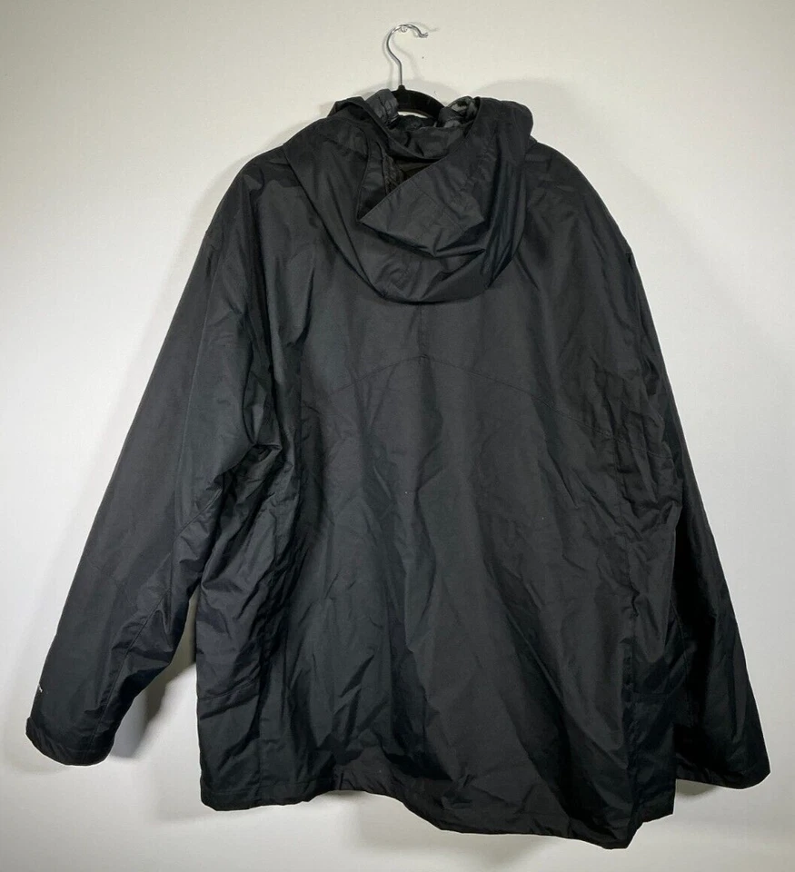 Columbia Bugaboo II Fleece Interchange Men's Big & Tall 2XL Black Jacket - Image 4 of 4