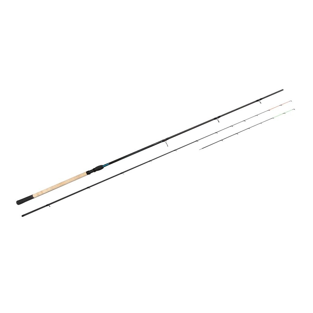 Drennan Vertex Carp Feeder Fishing Rod Match Coarse 11 Foot Cork Handle 2 Tips
