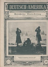 Deutsch-Amerika New-Yorker Staats-Zeitung 1918 Krieg Fotos Berichte Werbung USA