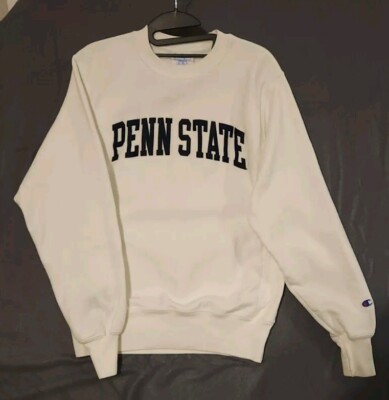 Champion Men's S Reverse Weave Penn State PSU Sweatshirt Sewn On