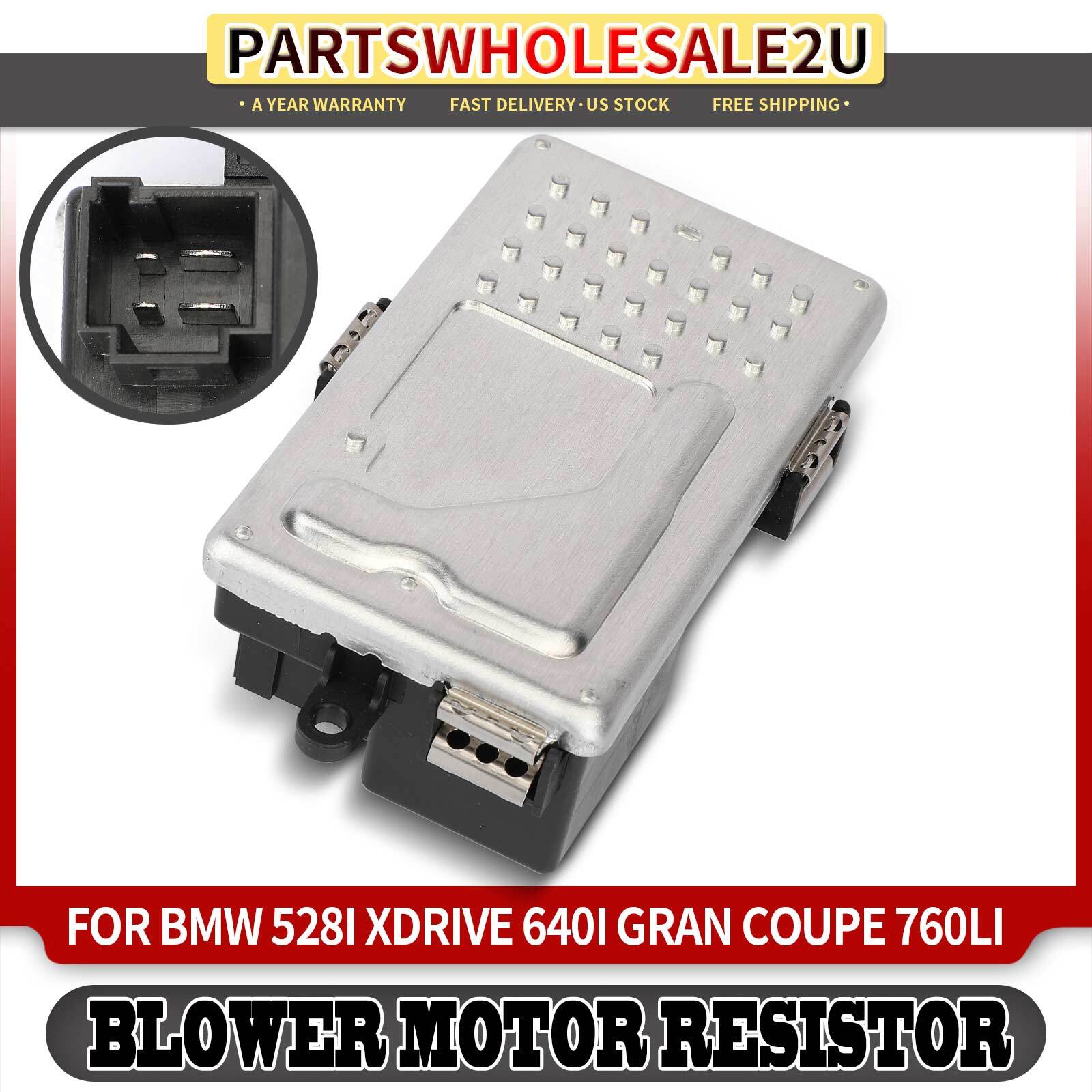 New A/C Blower Motor Resistor for BMW 528i 535d xDrive 535i GT Alpina ...