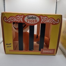 VINTAGE SAMBO'S Restaurant's 1960's Tiger Dakin Dream Pets with Cage Japan