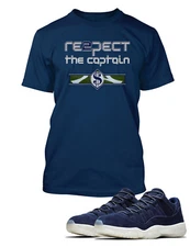 Big Tall Small The Captain Tee Shirt to Match J11 Low RE2PECT Sneaker Graphic