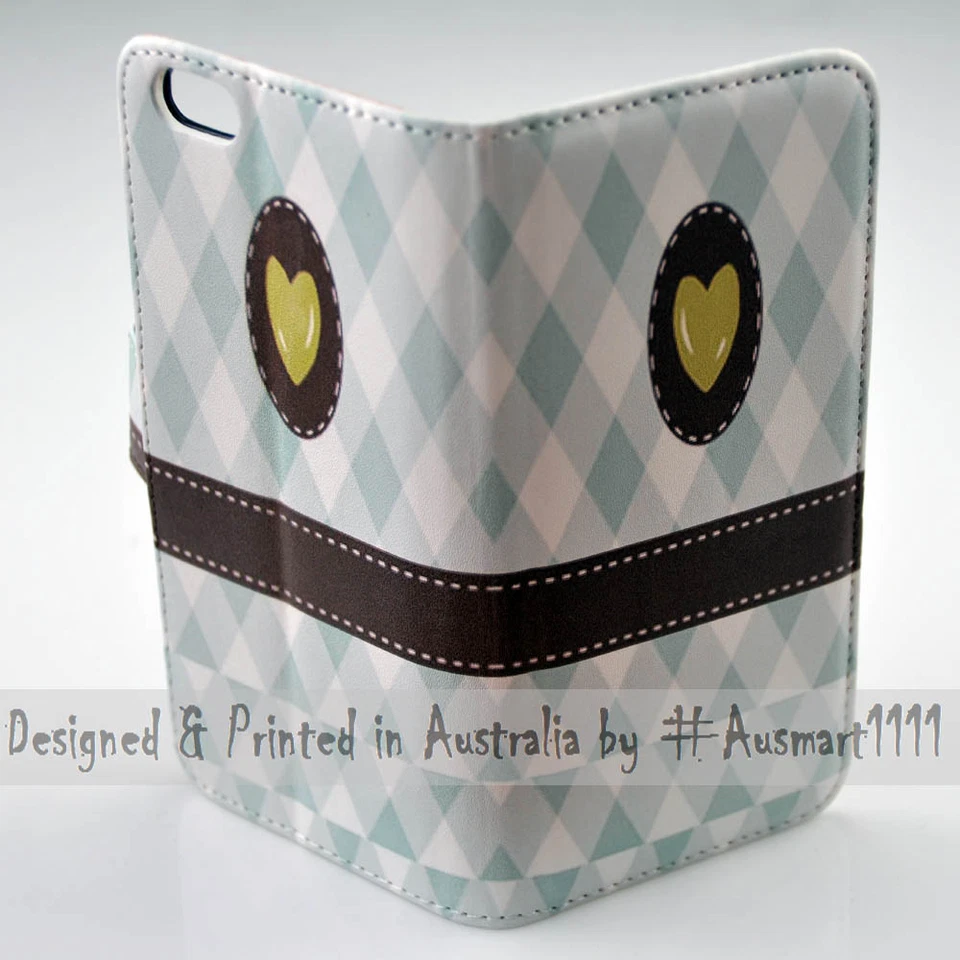 Para Nokia Series - Funda Cartera Temática Impresión Damas Azules Teléfono Móvil Foto 3 de 3