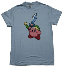Kirby New Adult T-Shirt - Zelda Sword & Hat Stance